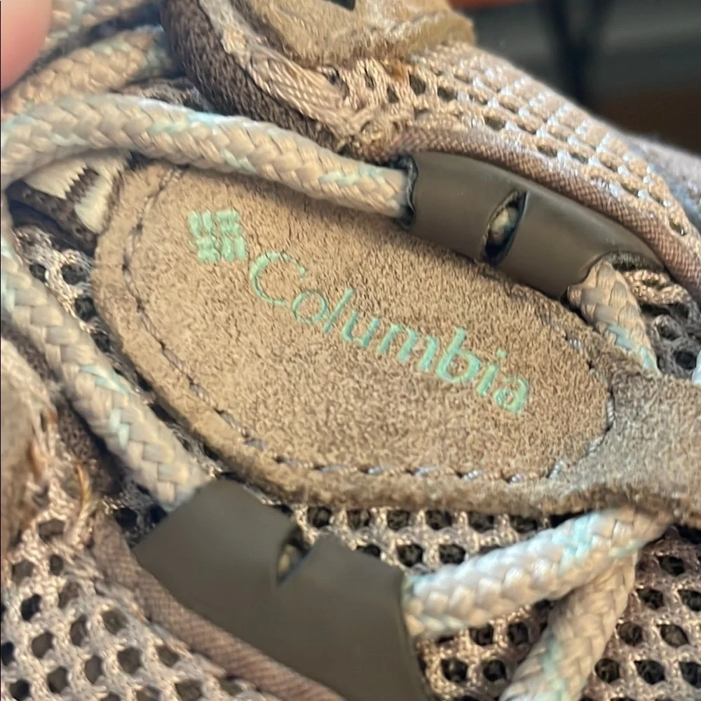 Columbia Pagora Hiking Sneakers Women’s 9.5 Outdoors Grey & Tan - Picture 2 of 6